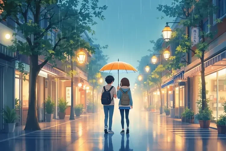 《雨季的约定》结局解析：伞下的人究竟是谁 - 漫次元动漫官网动漫封面
