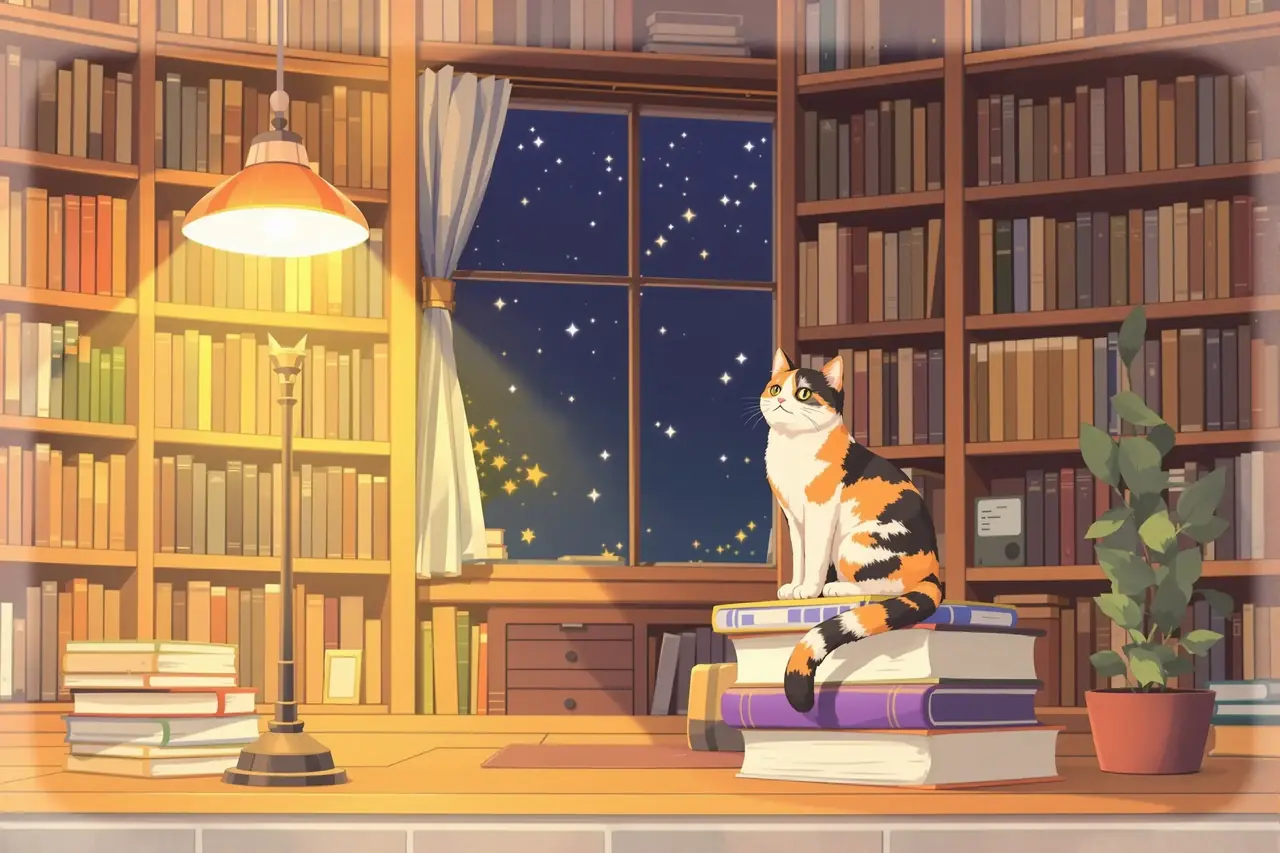 《旧书店的猫》：城市角落里的一方温柔 - 漫次元动漫官网动漫封面